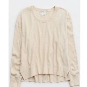 Offline by aerie Oversized Wow Waffle T-Shirt (Size XS)